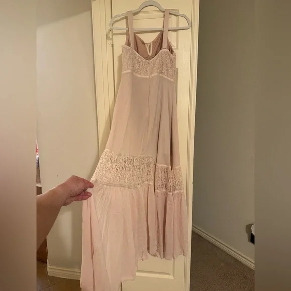 Joyfolie Cream Boho Maxi Dress - Picture 5 of 10